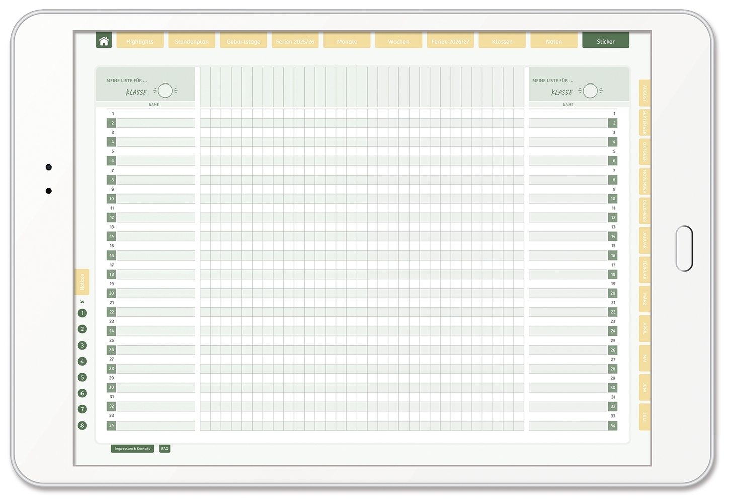 Mein digitaler Lehrerplaner (10 Unterrichtsstunden) – Sommerblüte – Lehrerkalender für das Schuljahr 2025/2026 - PDF-Basis-Lizenz Mein digitaler Lehrerplaner (10 Unterrichtsstunden) – Sommerblüte – Lehrerkalender für das Schuljahr 2025/2026 - PDF-Basis-Lizenz