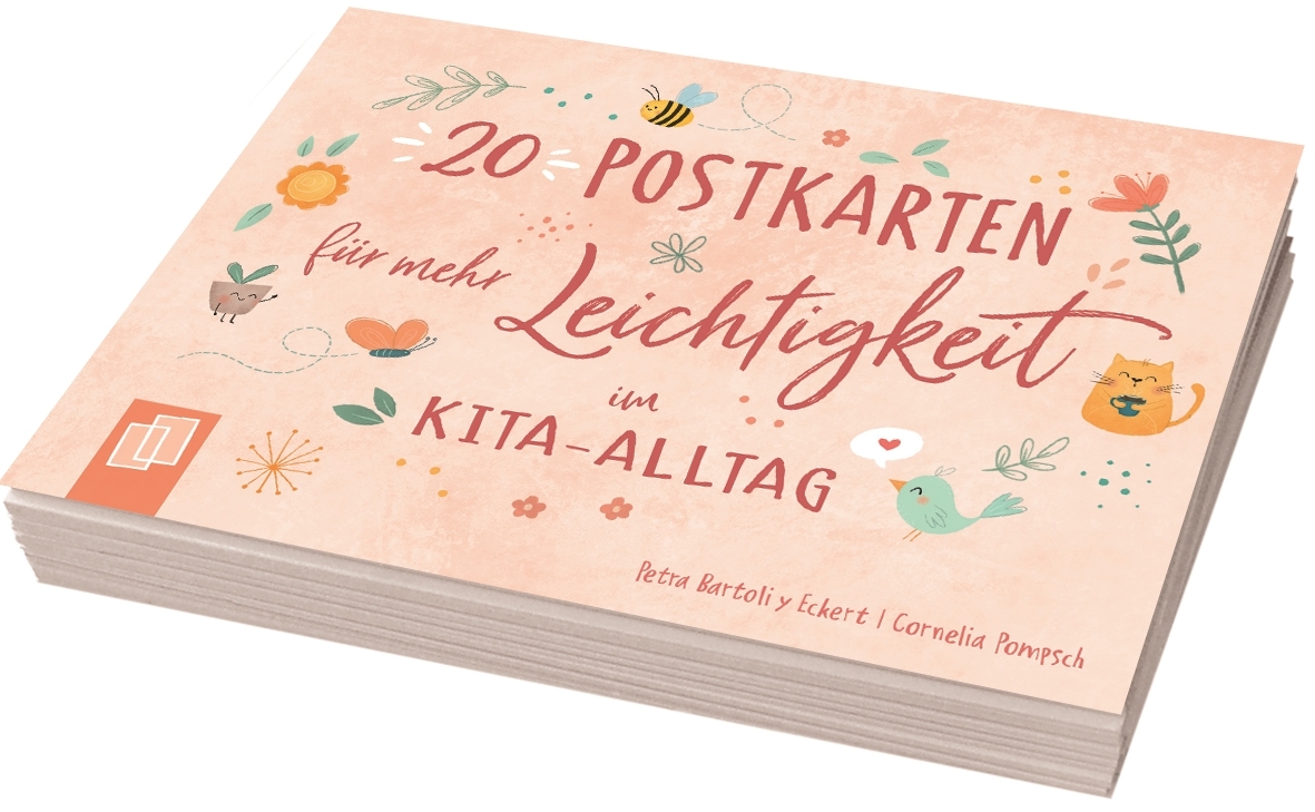 20 Postkarten für mehr Leichtigkeit im Kita-Alltag