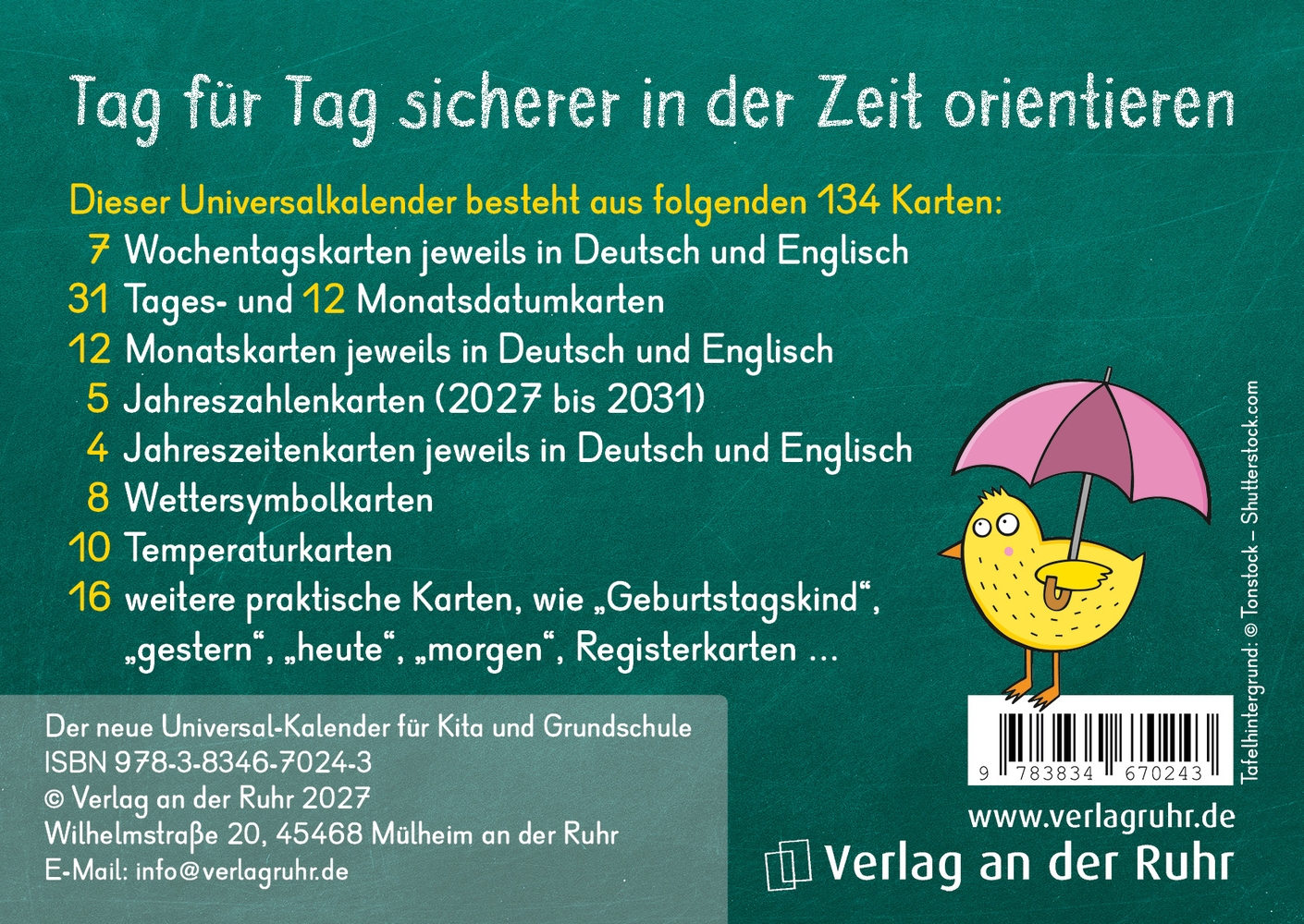 Der neue Universal-Kalender, ab 2027