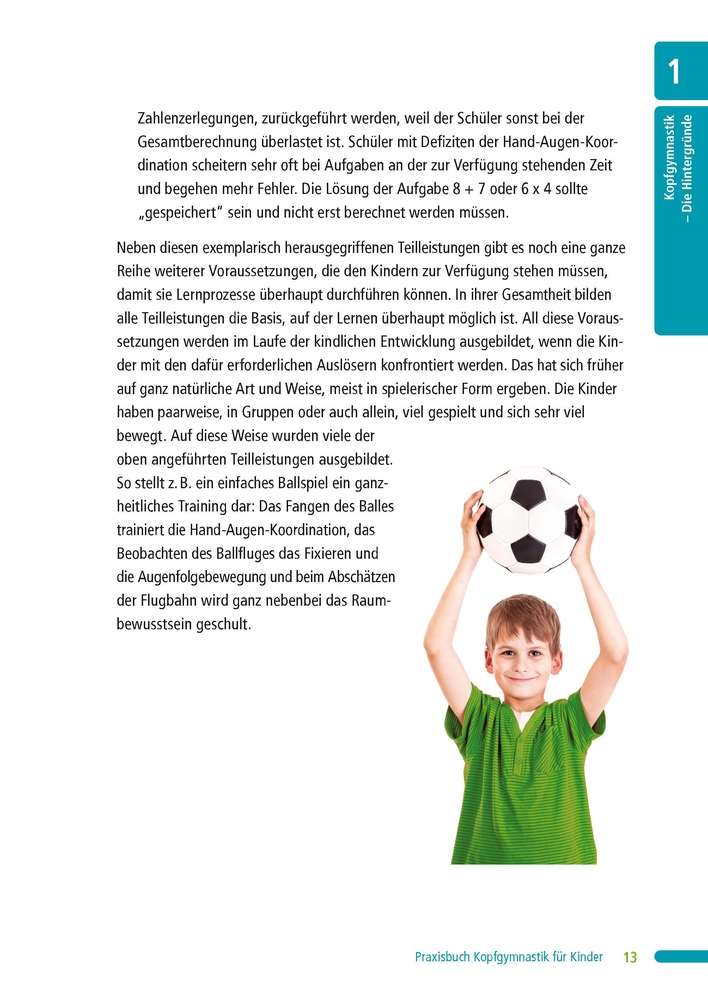 Praxisbuch Kopfgymnastik für Kinder