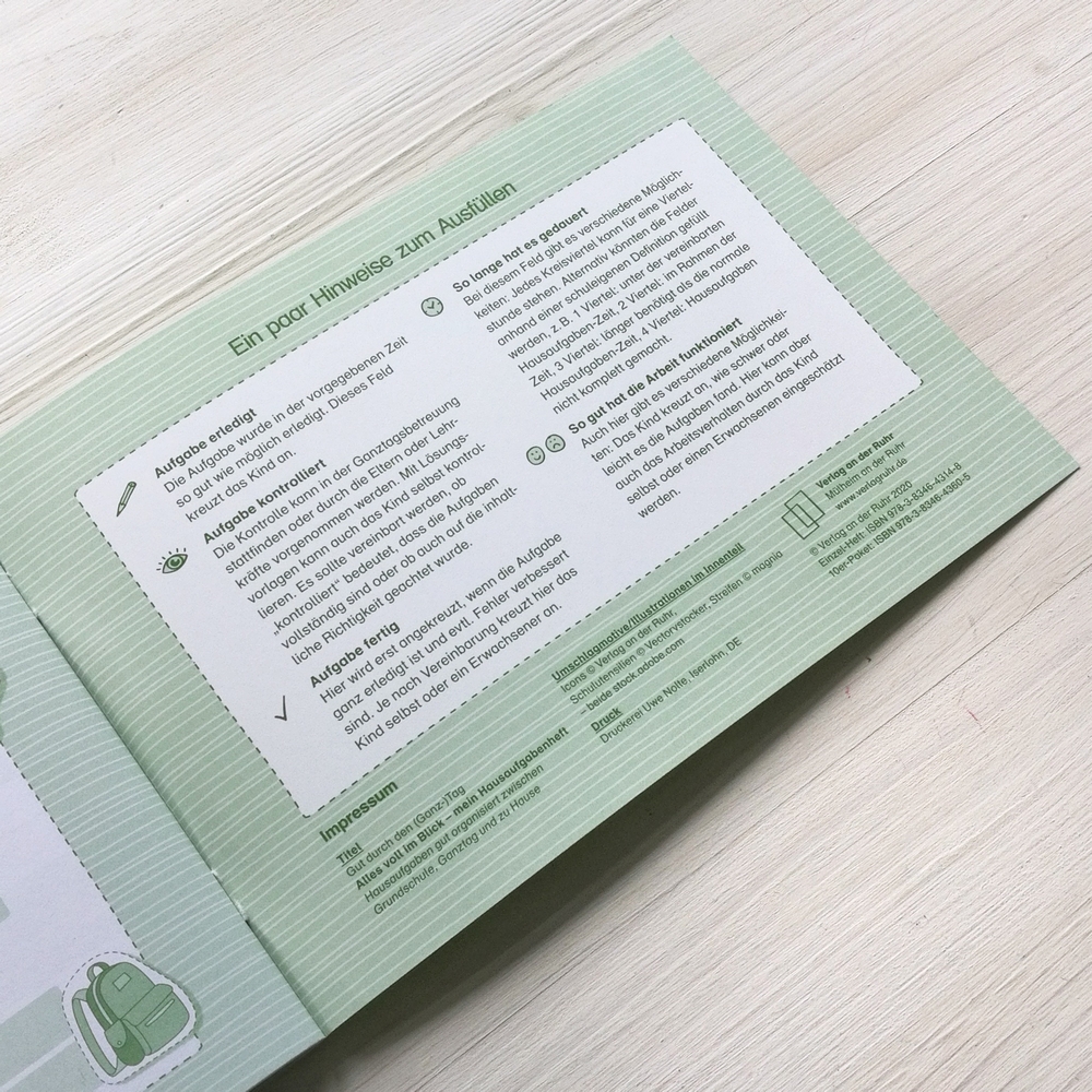 Alles voll im Blick! Mein Hausaufgabenheft Alles voll im Blick! Mein Hausaufgabenheft