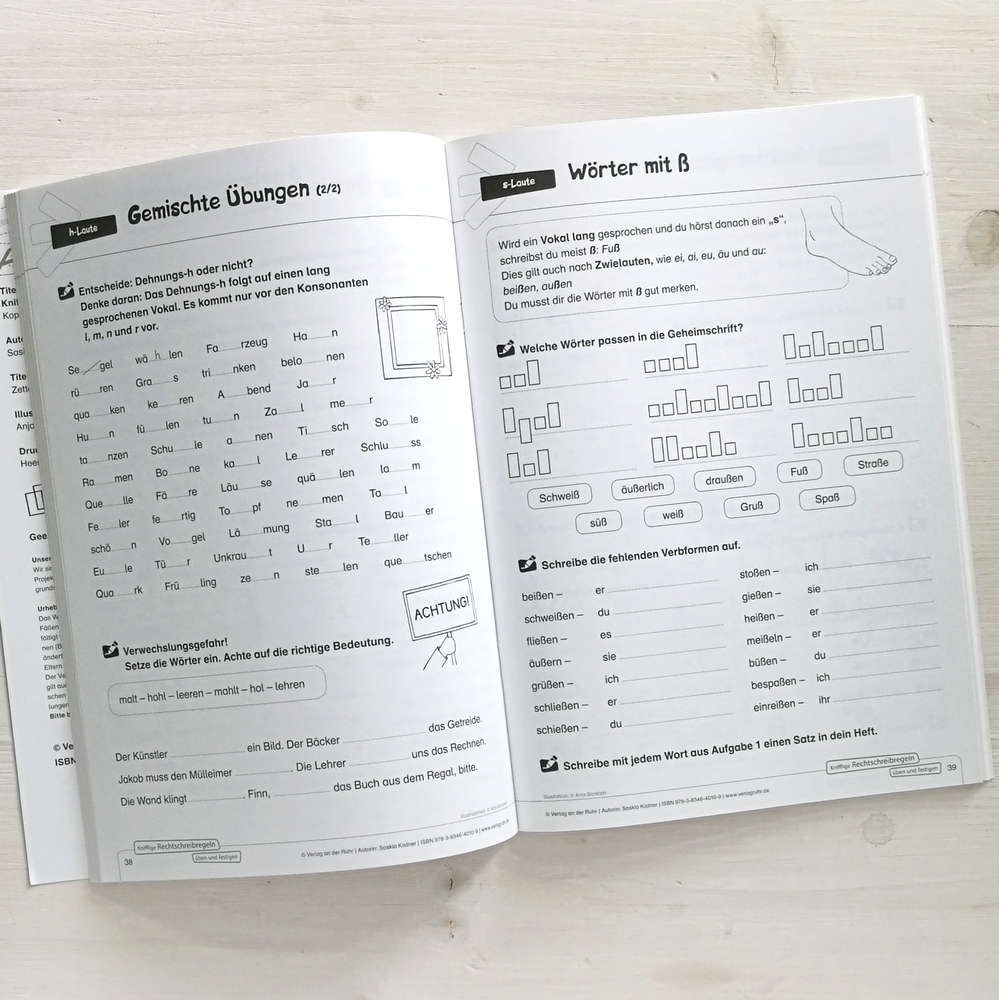 Knifflige Rechtschreibregeln üben und festigen Knifflige Rechtschreibregeln üben und festigen