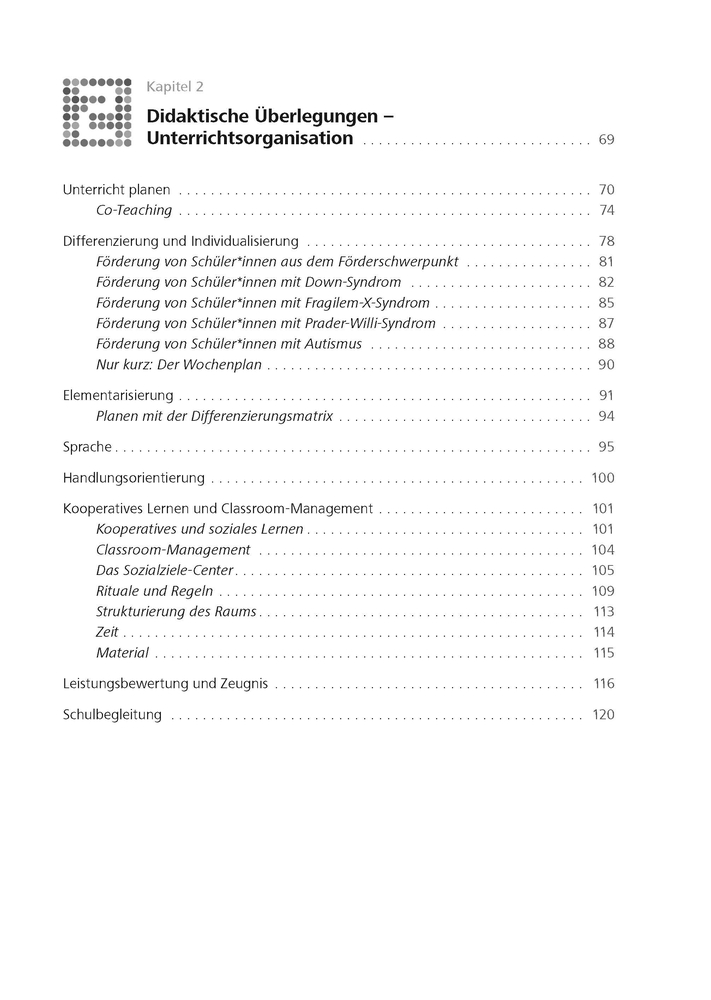 Rund um den Förderschwerpunkt Geistige Entwicklung