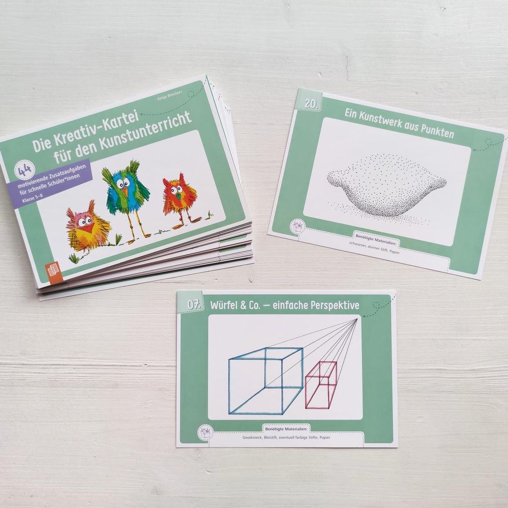 Die Kreativ-Kartei für den Kunstunterricht Die Kreativ-Kartei für den Kunstunterricht