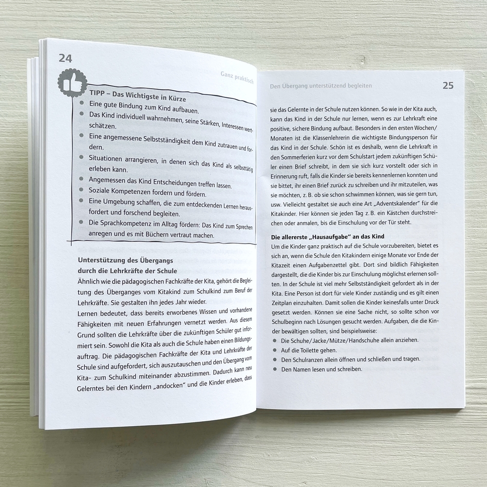 Den Übergang von der Kita zur Schule begleiten Den Übergang von der Kita zur Schule begleiten