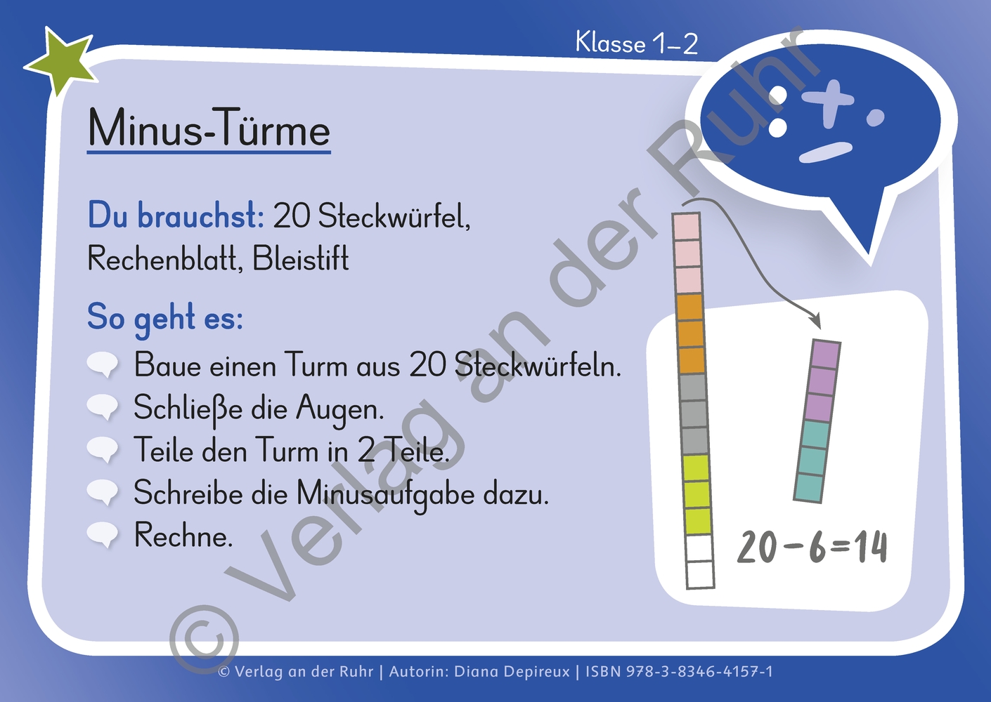 Eine Kartei für den Matheunterricht – Klasse 1/2