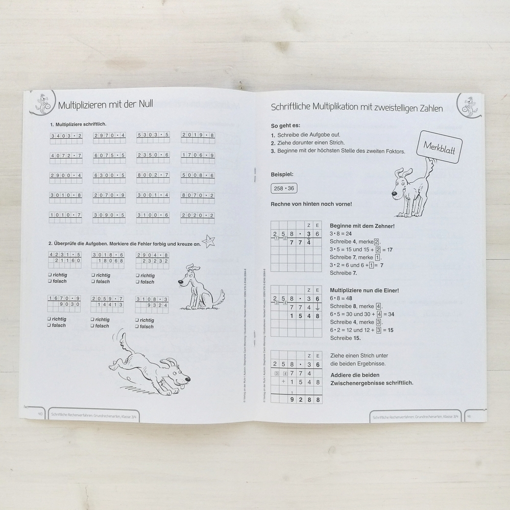Schriftliche Rechenverfahren: Grundrechenarten – Klass