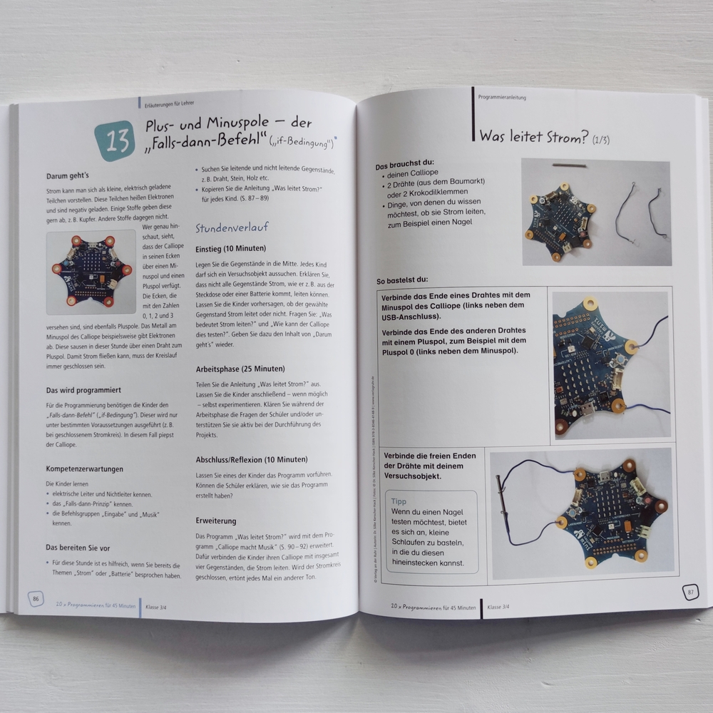 20 x Programmieren für 45 Minuten – Klasse 3/4 20 x Programmieren für 45 Minuten – Klasse 3/4