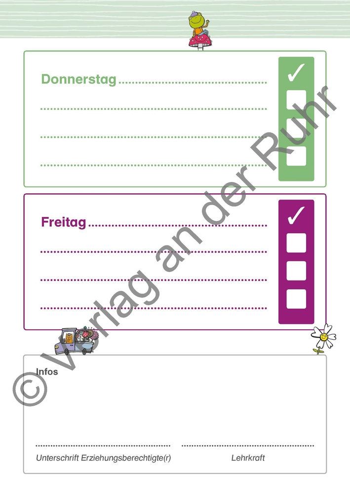 Paket:  Meine Hausaufgaben - Ein Heft für die 1. Klasse