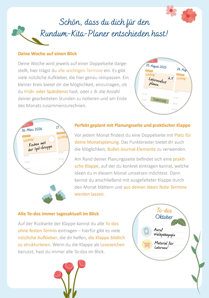 Der Rundum-Kita-Planer für das Jahr 2025/2026 Der Rundum-Kita-Planer für das Jahr 2025/2026