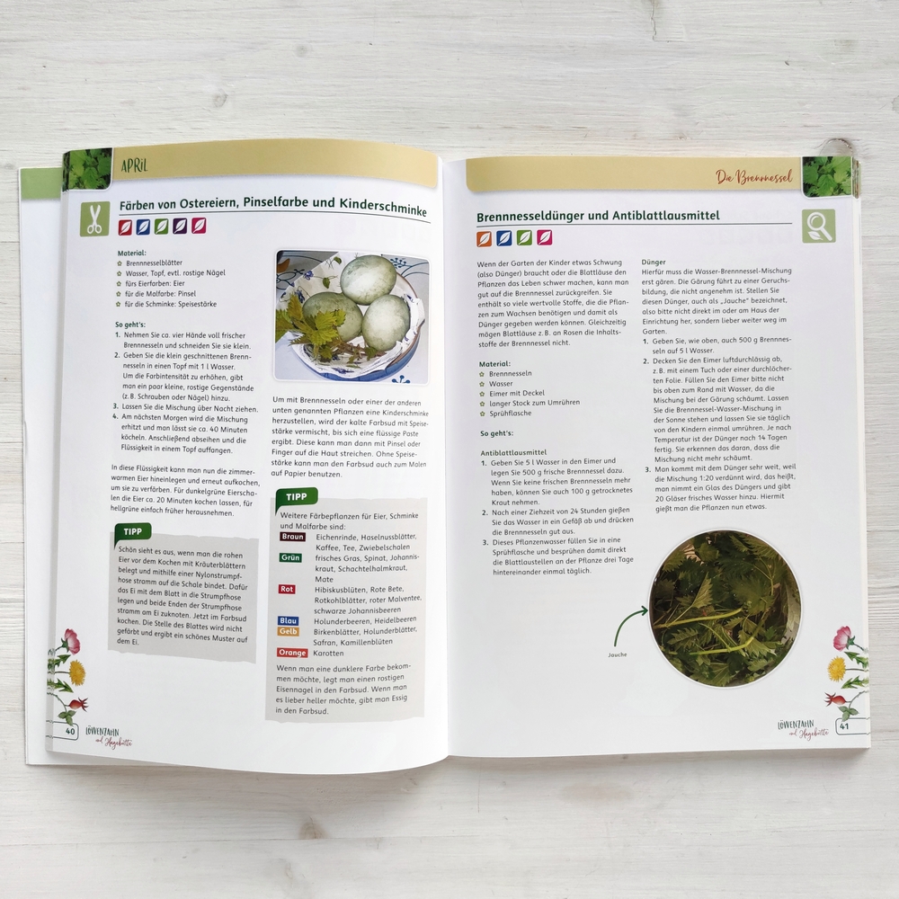 Löwenzahn und Hagebutte – Durch das Jahr mit 12 Wildpflanzen Löwenzahn und Hagebutte – Durch das Jahr mit 12 Wildpflanzen