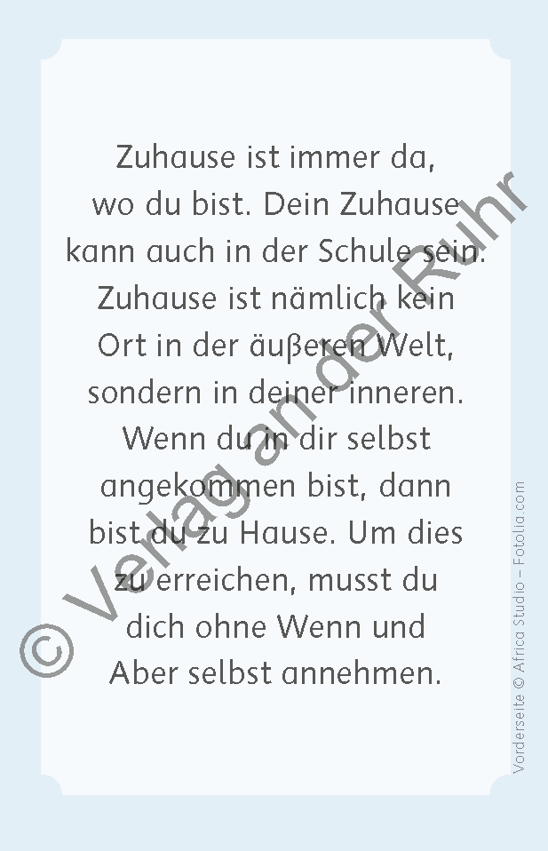 Balsam für die Seele