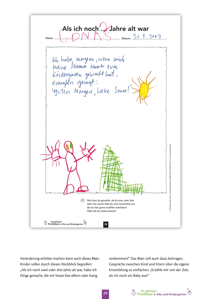 So gelingen Portfolios in Kita und Kindergarten