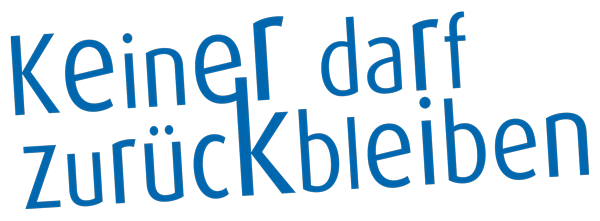 Logo: Keiner darf zurückbleiben