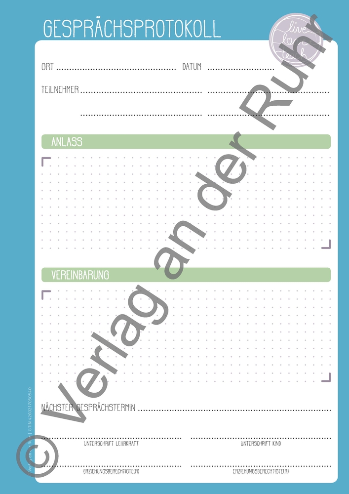 Meine Gespräche perfekt notiert Meine Gespräche perfekt notiert