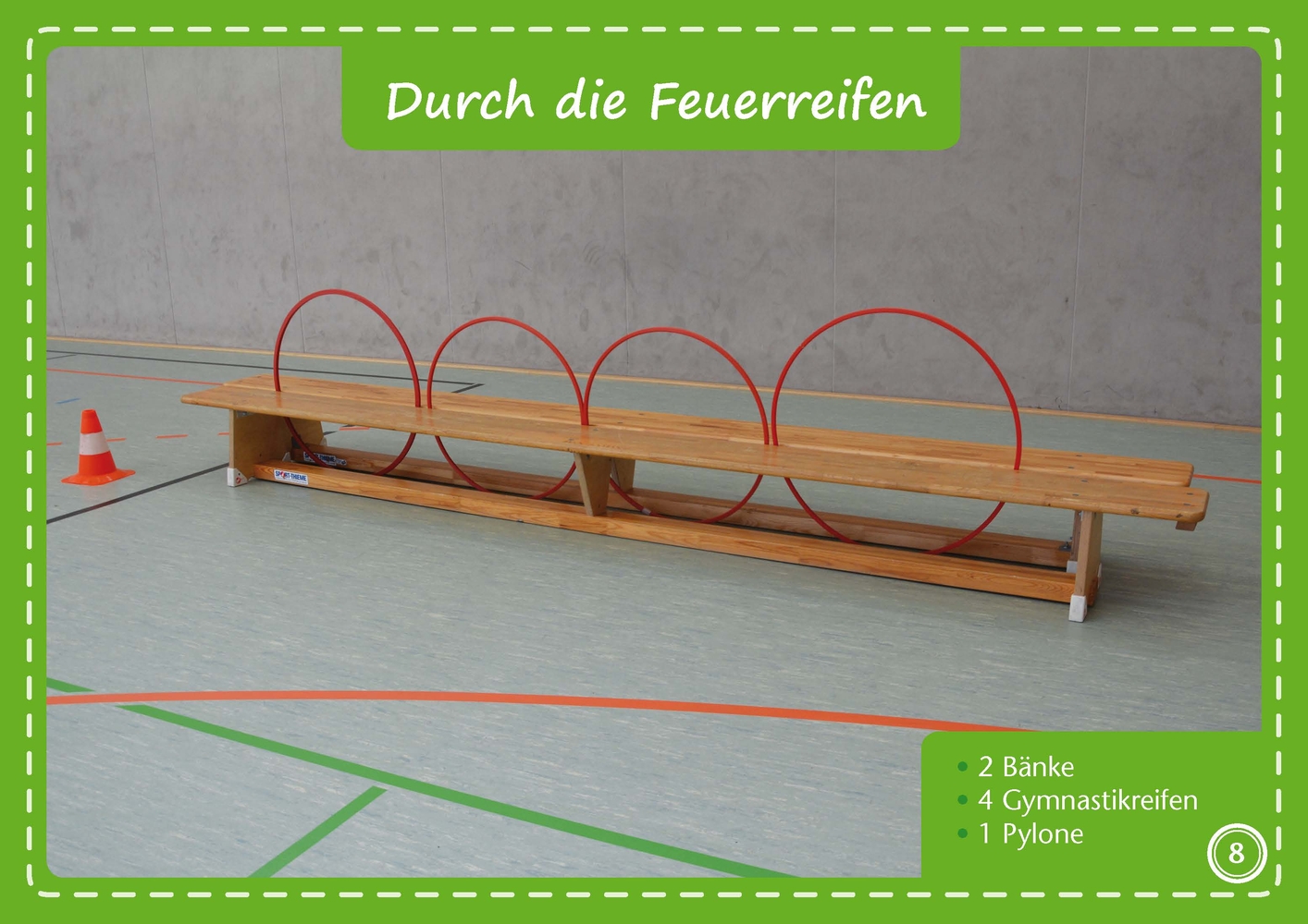 Stationen-Fotokarten für den Sportunterricht – Klasse 1/2