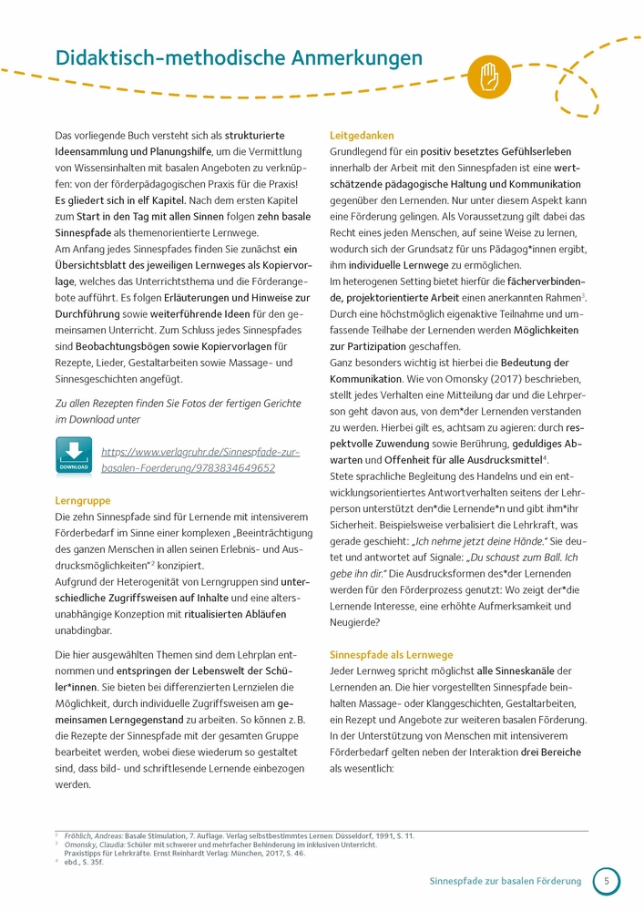 Sinnespfade zur basalen Förderung