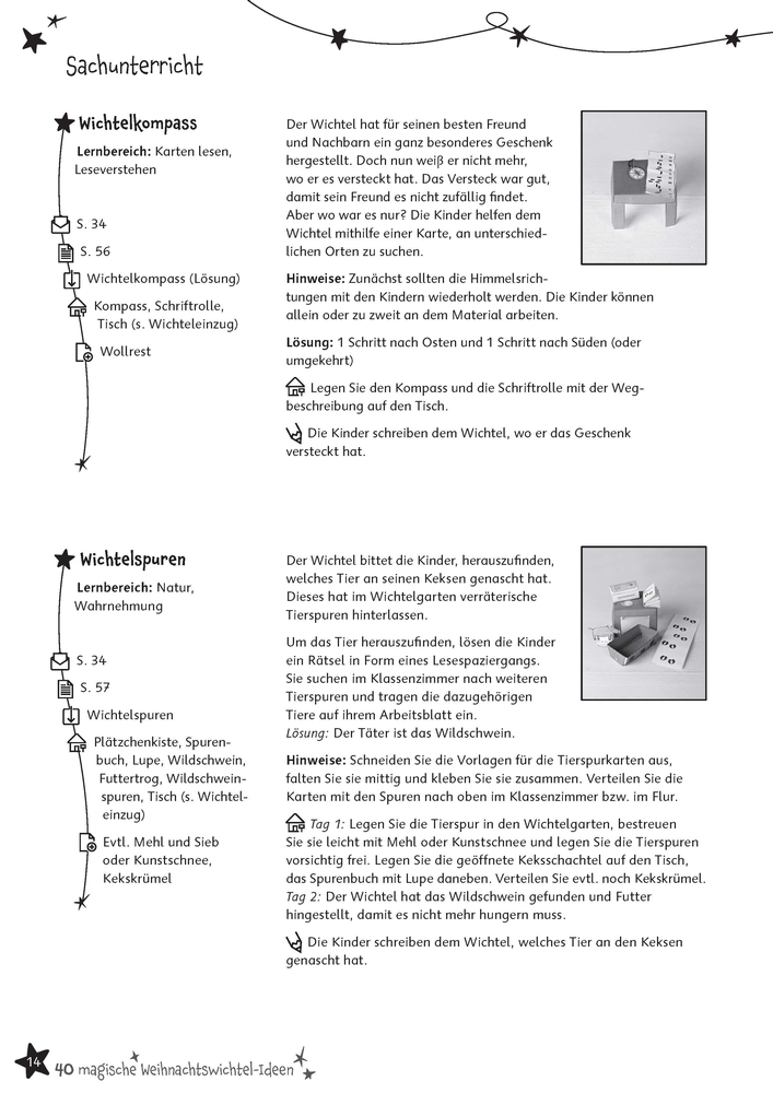 40 magische Weihnachtswichtel-Ideen, Klasse 3/4