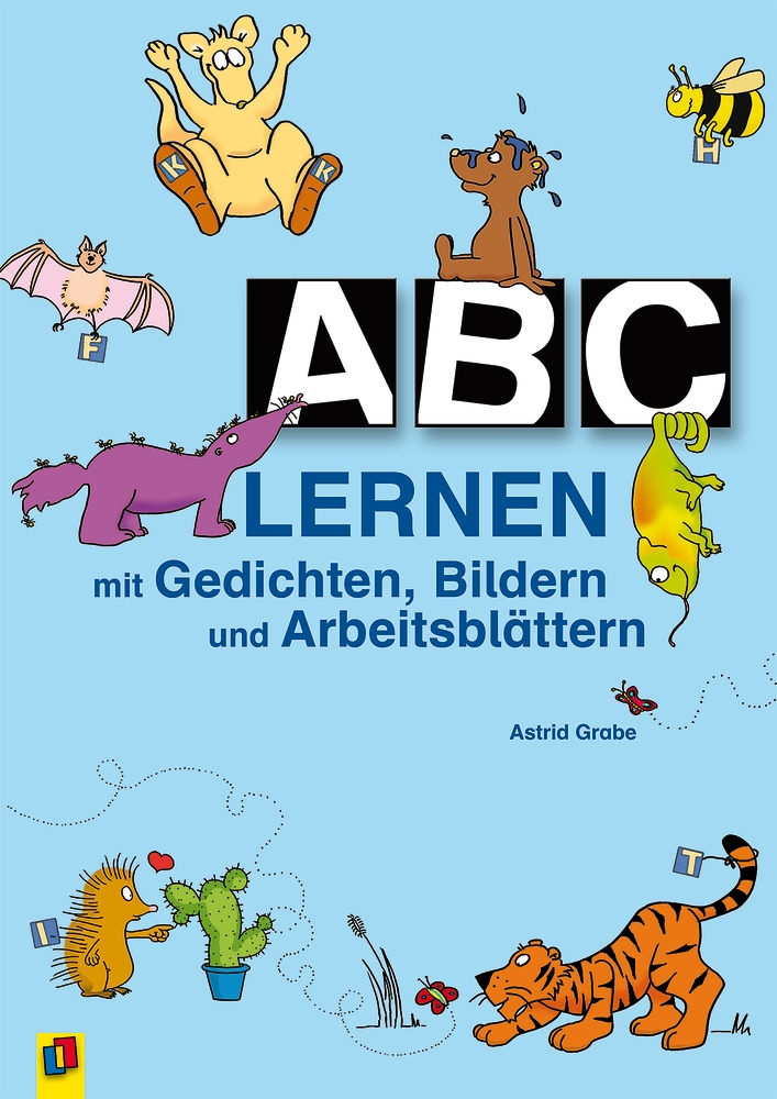 ABC lernen mit Gedichten, Bildern und Arbeitsblättern