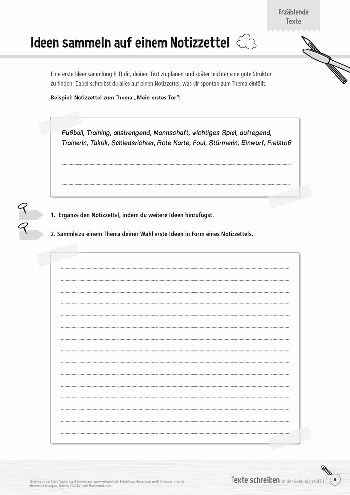 Texte schreiben in der Sekundarstufe I