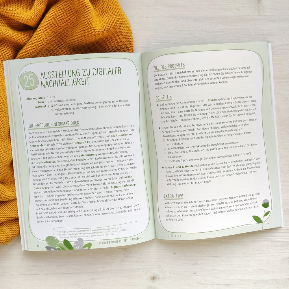 40 kleine und große Weltretter-Projekte für die Sek I 40 kleine und große Weltretter-Projekte für die Sek I