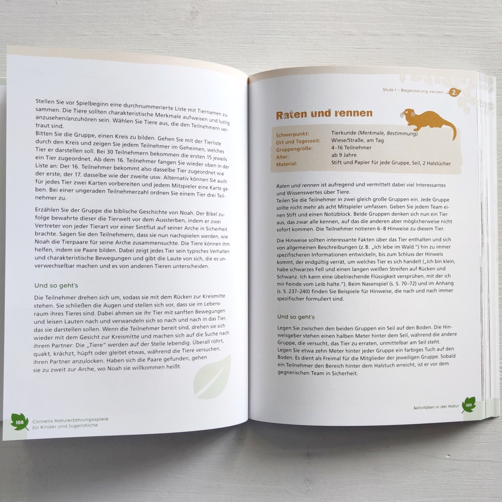 Cornells Naturerfahrungsspiele für Kinder und Jugendliche – Sonderedition Cornells Naturerfahrungsspiele für Kinder und Jugendliche – Sonderedition