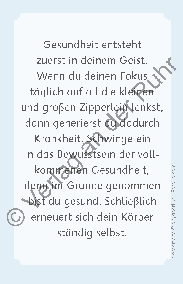 Balsam für die Seele Balsam für die Seele