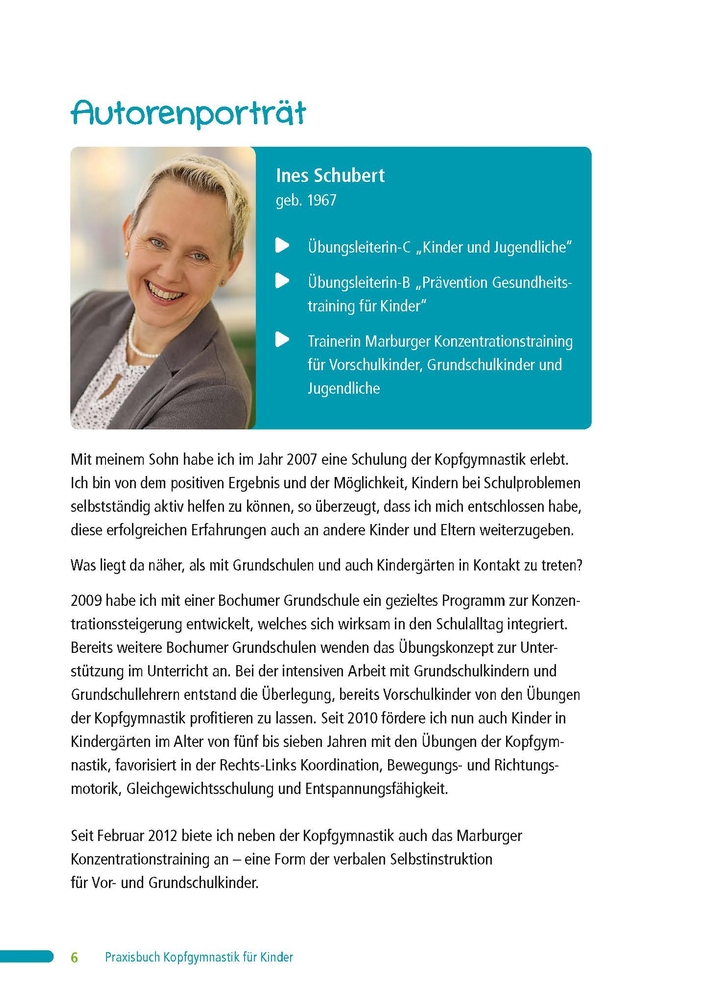 Praxisbuch Kopfgymnastik für Kinder
