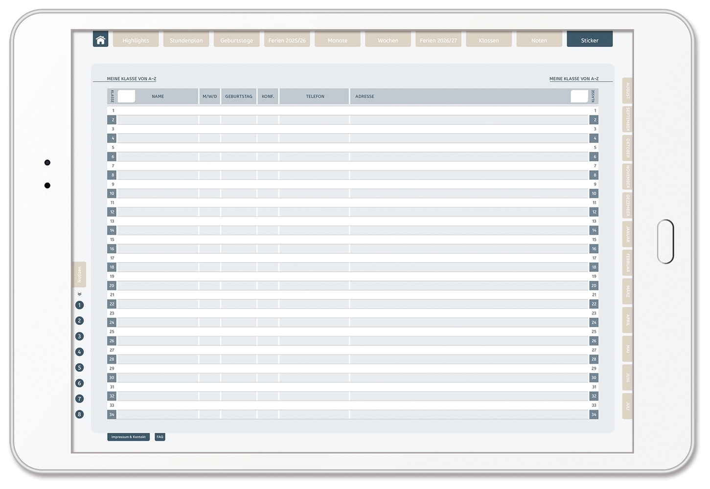Mein digitaler Lehrerplaner (6 Unterrichtsstunden) – Nordwind – Lehrerkalender für das Schuljahr 2025/2026 - PDF-Basis-Lizenz Mein digitaler Lehrerplaner (6 Unterrichtsstunden) – Nordwind – Lehrerkalender für das Schuljahr 2025/2026 - PDF-Basis-Lizenz