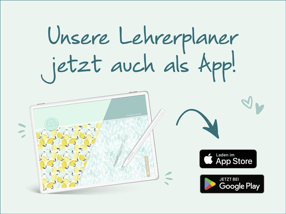 Unsere Lehrerplaner jetzt auch als App!