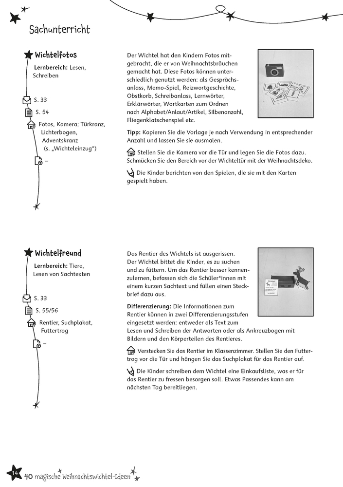 40 magische Weihnachtswichtel-Ideen, Klasse 1/2