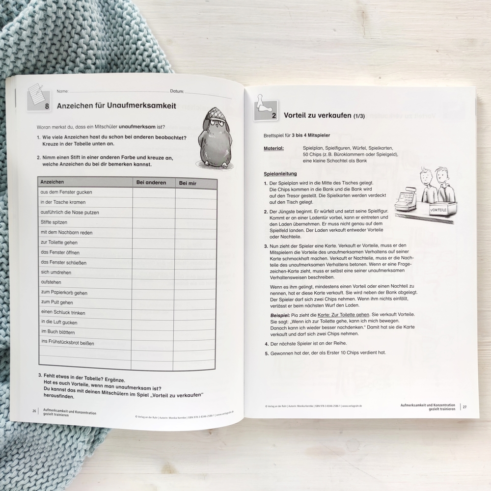 Aufmerksamkeit und Konzentration gezielt trainieren Aufmerksamkeit und Konzentration gezielt trainieren