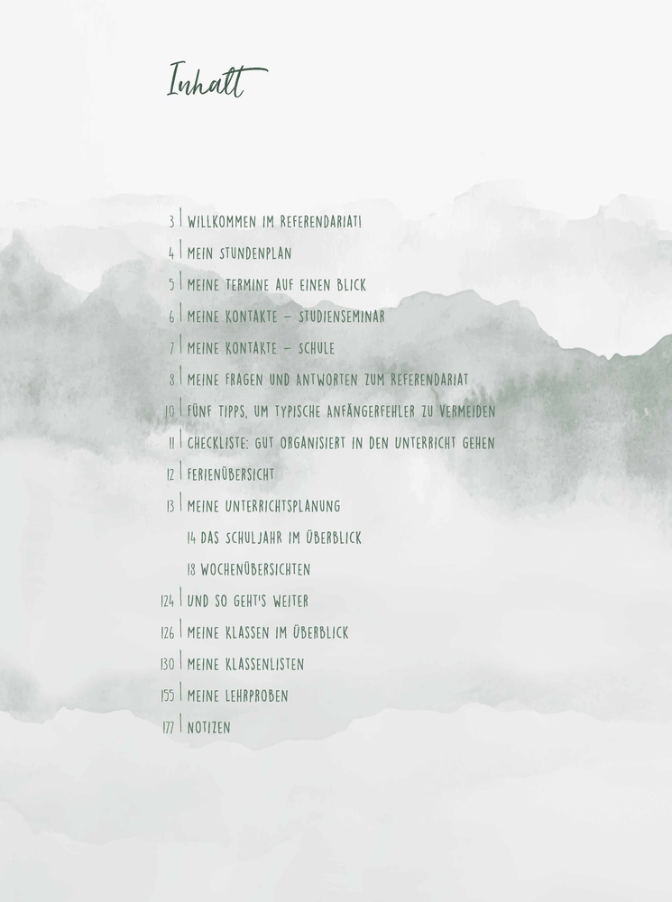 Mein Schulplaner fürs Referendariat Schuljahr 2026/2027
