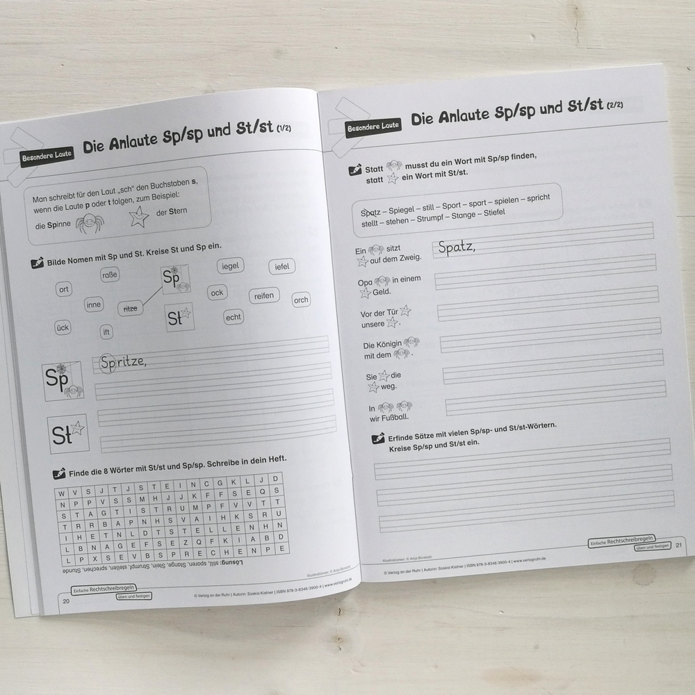 Einfache Rechtschreibregeln üben und festigen Einfache Rechtschreibregeln üben und festigen