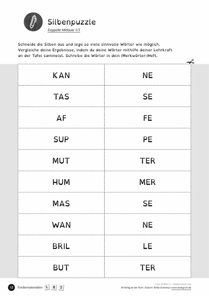 Fördermaterialien LRS