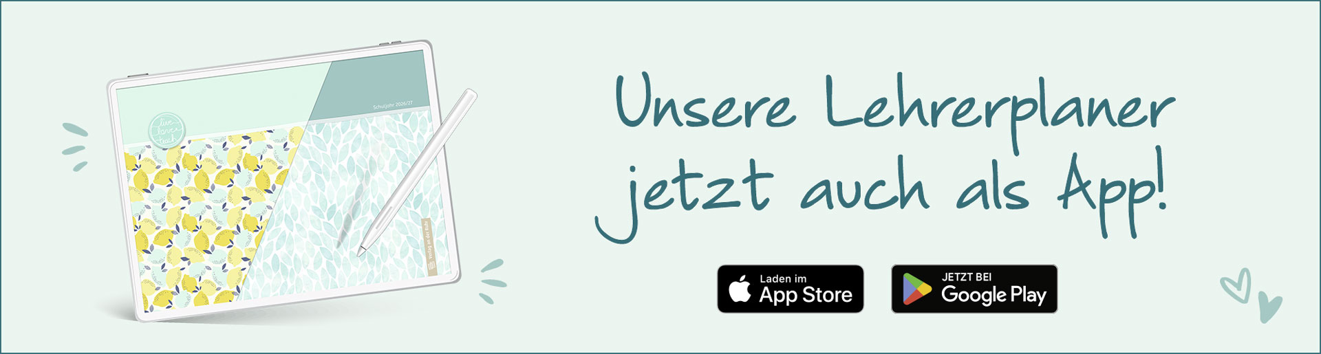 Unsere Lehrerplaner jetzt auch als App!