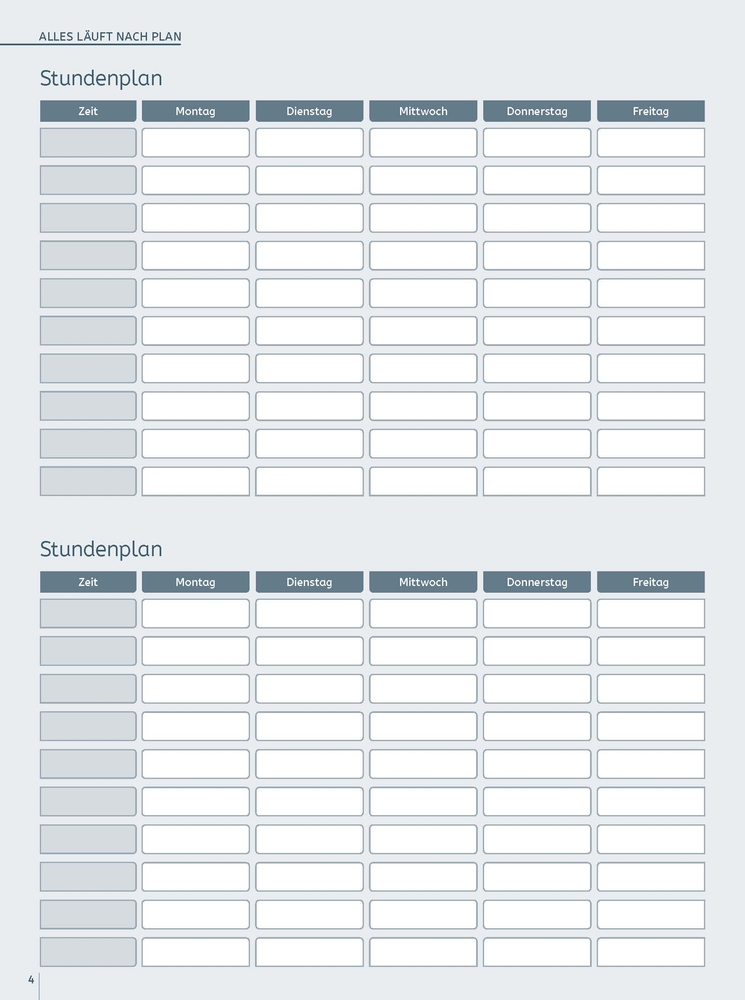 Mein Lehrerplaner A4+ – Hardcover – Lehrerkalender für das Schuljahr 2025/2026 – Nordwind