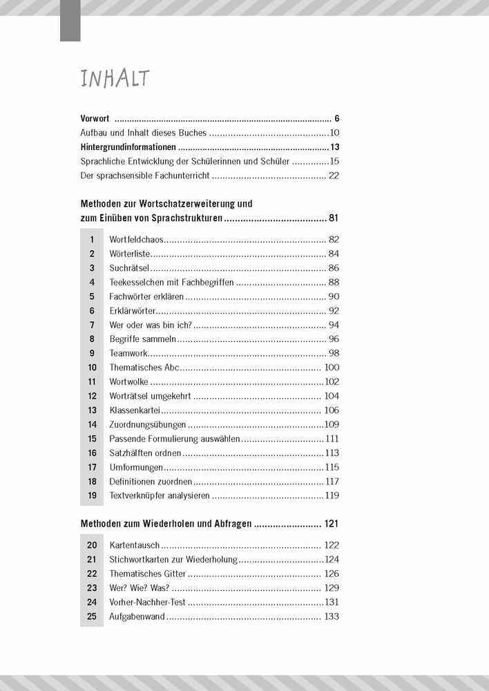 Fachunterricht sprachsensibel gestalten