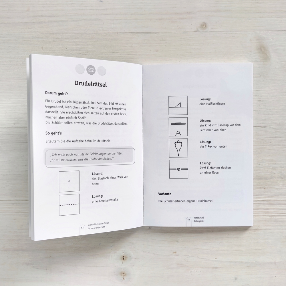 Sinnvolle Lückenfüller für den Unterricht Sinnvolle Lückenfüller für den Unterricht