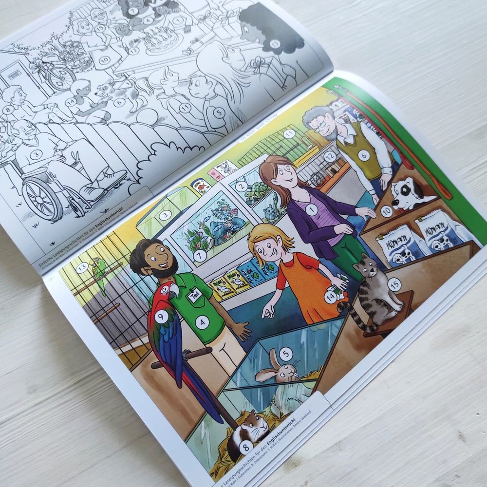 Einfache Lesespurgeschichten für den Englischunterricht Einfache Lesespurgeschichten für den Englischunterricht