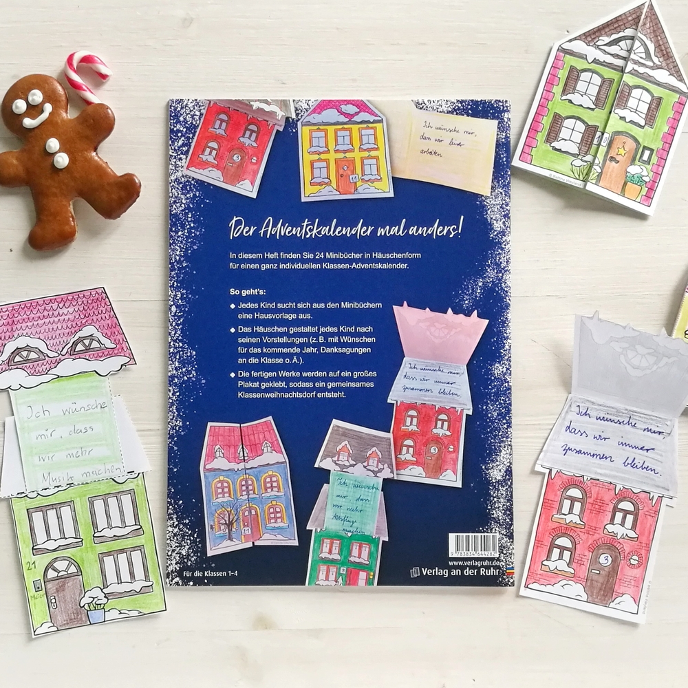 Unser Weihnachtsdorf: 24 Minibuch-Vorlagen für den Klassen-Adventskalender Unser Weihnachtsdorf: 24 Minibuch-Vorlagen für den Klassen-Adventskalender