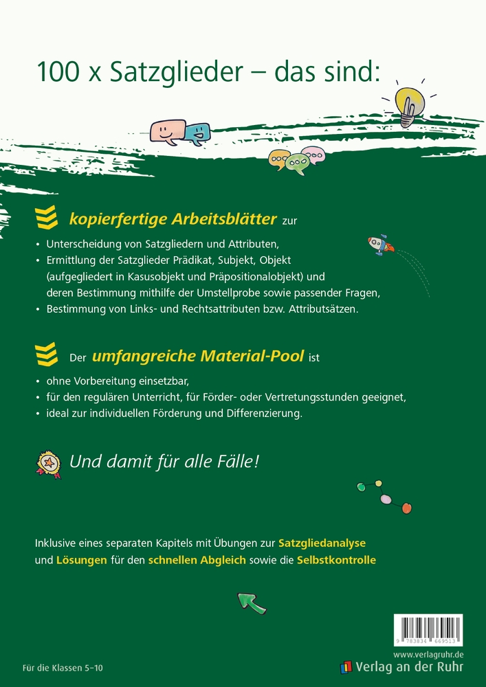 100 x Satzglieder