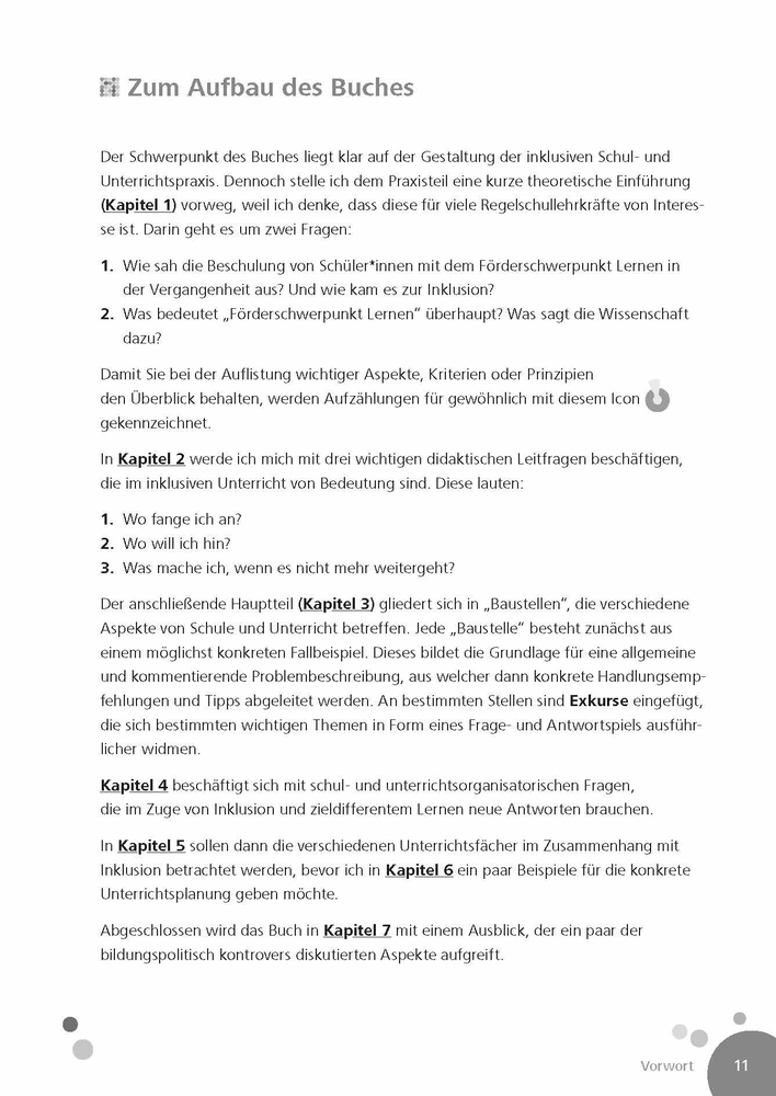 Rund um den Förderschwerpunkt Lernen