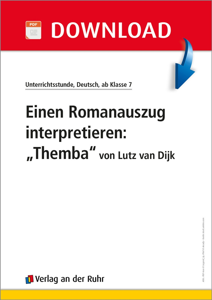 Romanauszug Analyse Beispiel 10 Klasse Deutsch - Einen Romanauszug interpretieren: „Themba" v