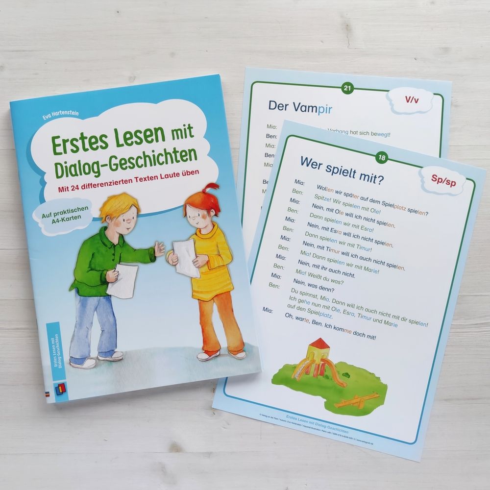 Erstes Lesen mit Dialog-Geschichten